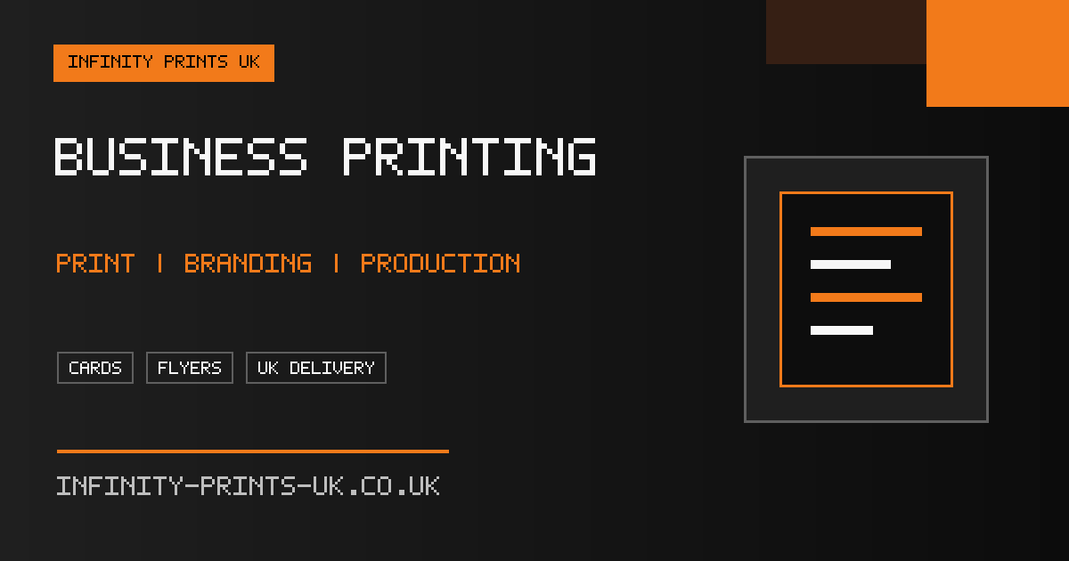 Folded Leaflets branded with your company logo by Infinity Prints UK