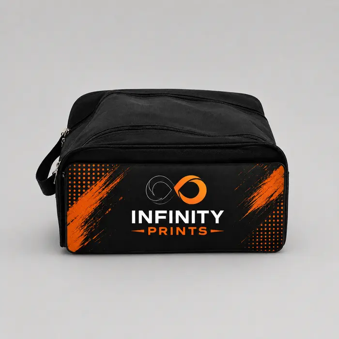 Full-Colour Branded Sports Boot Bag branded with your company logo by Infinity Prints UK