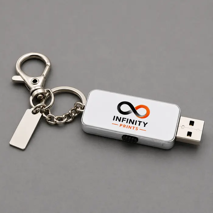 16GB Full-Colour Branded USB Flash Drive branded with your company logo by Infinity Prints UK